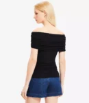 Cinched Off-Shoulder Blouse