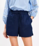 Relaxed Linen Blend Shorts