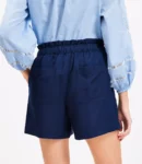 Relaxed Linen Blend Shorts
