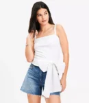 Textured Bow Detail Top