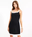 Linen Mix Tank-Style Mini Dress