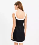 Linen Mix Tank-Style Mini Dress