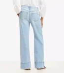 Vintage Light Indigo Wide-Leg Jeans