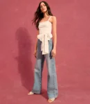 Vintage Light Indigo Wide-Leg Jeans