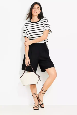 Modern Stripe Cotton Top