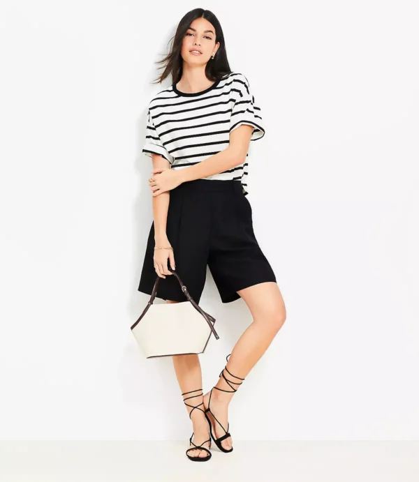 Modern Stripe Cotton Top
