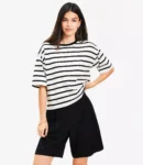 Modern Stripe Cotton Top