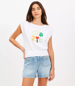 Grazie Modern Cutoff Top