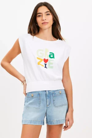 Grazie Modern Cutoff Top