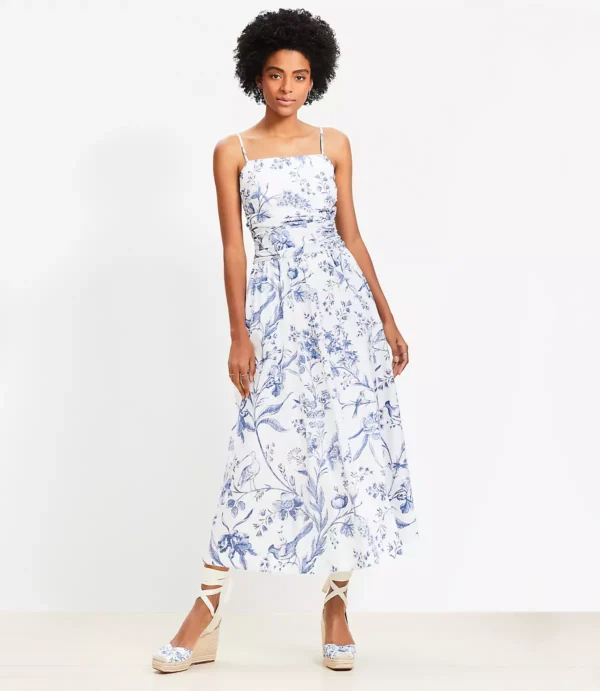 Strappy Bird Dress with Pockets