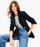 Tailored Piqué Mariner Jacket