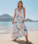 Cotton Poplin Pocket Midi Dress