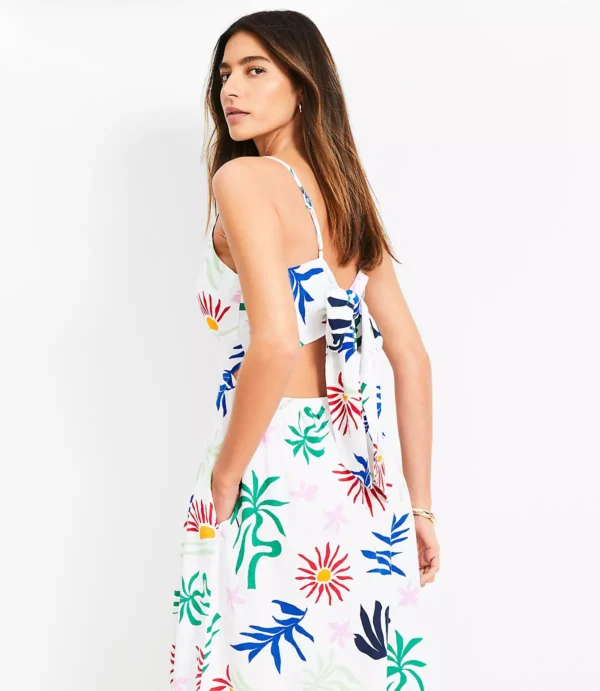 Cotton Poplin Pocket Midi Dress - Image 3