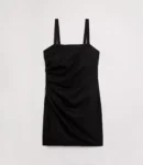 Pure Spun Pleated Mini Dress