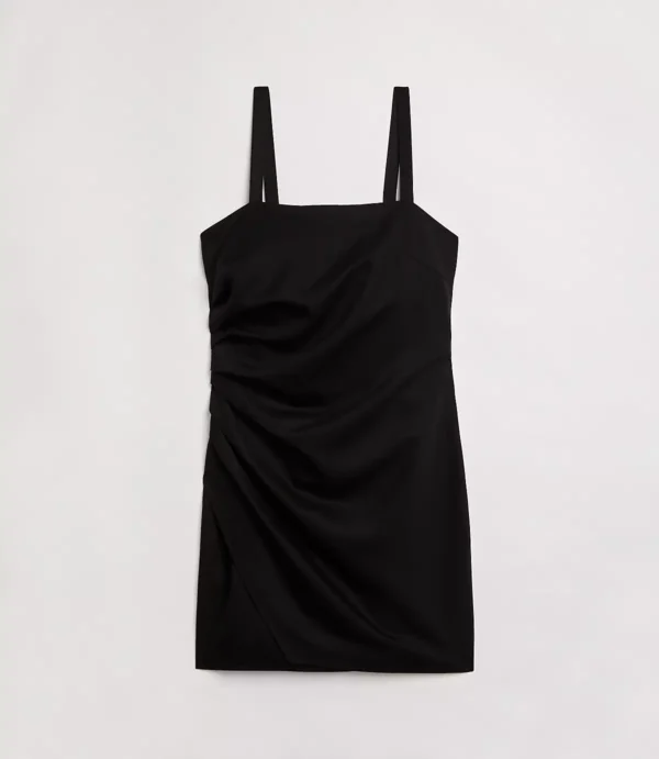 Pure Spun Pleated Mini Dress - Image 5