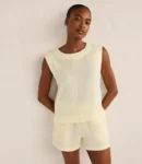 Relaxed Organic Gauze Shorts