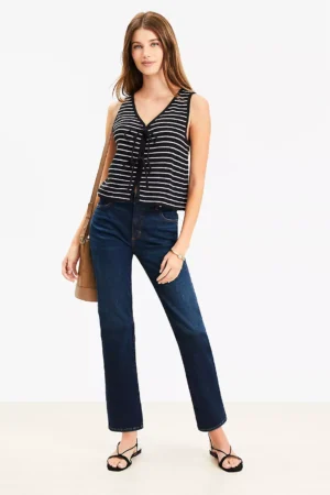 Dark Indigo Slim-Fit Mid-Rise Jeans