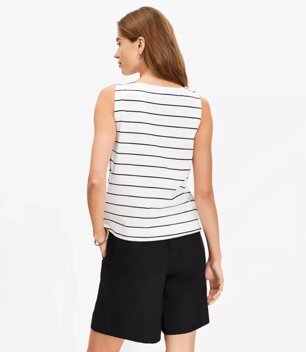 Petite Cowl-Neck Striped Camisole - Image 3