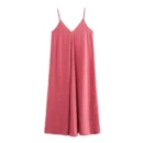 Summer Slip Dress – Women’s Loose Sleeveless Backless Long Dress
