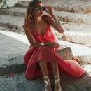 Summer Slip Dress – Women’s Loose Sleeveless Backless Long Dress